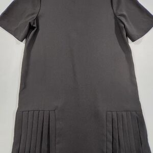 Zara LBD Size S, Shift Dress, Pleated Hem Line